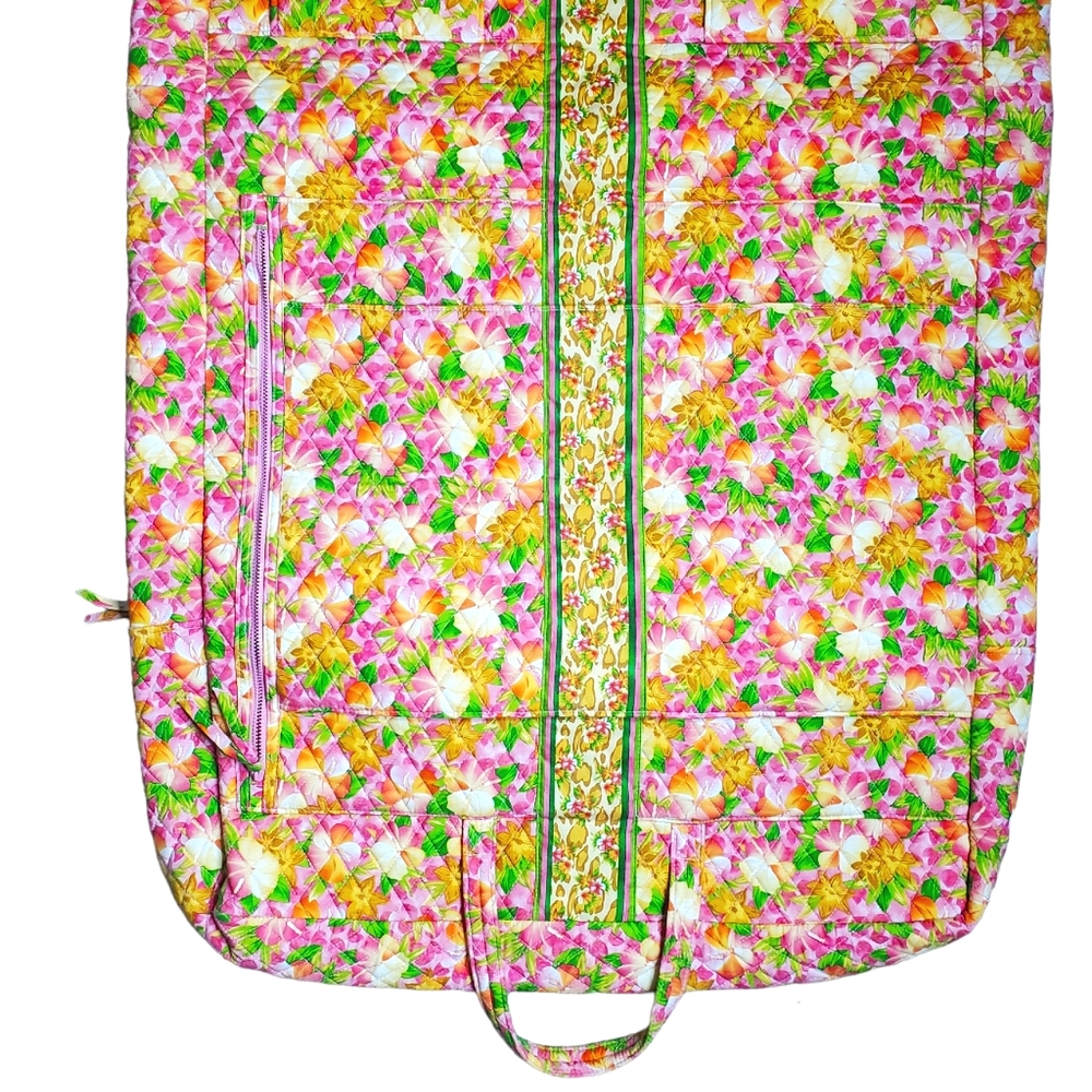 37b) ELIZABETH AUSTEN Vintage Floral Travel Garment Bag - Picture 8 of 11